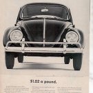 1964 VOLKSWAGEN VW BUG BEETLE CAR AD