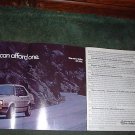 1984 1985 VOLKSWAGEN JETTA VINTAGE CAR AD 4-PAGE