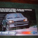 1982 1983 CHEVY CAVALIER CAR AD 2-PAGE