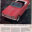 1963 TRIUMPH SPORTS 6 SIX VINTAGE CAR AD
