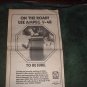 * 1973 AMPEG V-4B V4B AMP AMPLIFIER PROMO AD