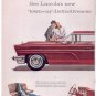 * 1960 LINCOLN CONTINENTAL VINTAGE CAR AD 2-PAGE