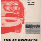 1958 CHEVY CORVETTE ORIGINAL ROAD TEST 5-PAGE