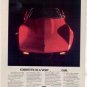 1975 CHEVY CORVETTE VINTAGE CAR AD RED