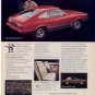 1975 MUSTANG II MACH 1 VINTAGE CAR AD RED