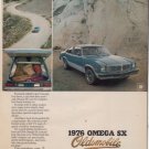 1976 OLDSMOBILE OMEGA SX VINTAGE CAR AD