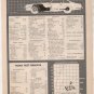 1966 1967 LAMBORGHINI 400 GT ROAD TEST AD 4-PAGE