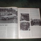 1977 DATSUN 510 ROAD TEST 4-PAGE