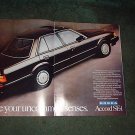 1984 1985 HONDA ACCORD SE-i SEi VINTAGE CAR AD 2-PAGE