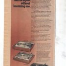1975 DUAL 1225 1249 CS701 TURNTABLE AD