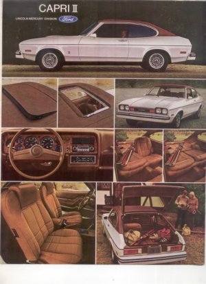 1975 MERCURY CAPRI II VINTAGE CAR AD