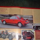 1984 TOYOTA MR2 ORIGINAL ROAD TEST 5-PAGE