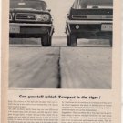 1963 PONTIAC TEMPEST VINTAGE CAR AD