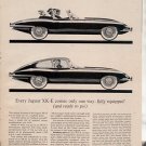 1963 1964 JAGUAR XK-E XKE XK E VINTAGE CAR AD