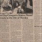 * 1975 LED ZEPPELIN JOHN BONHAM ARTICLE AD WRITE UP
