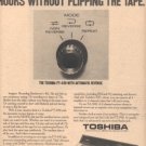 1973 TOSHIBA PT-490 CASSETTE DECK RECORDER AD