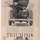 1958 TRIUMPH 4-DOOR SEDAN VINTAGE CAR AD