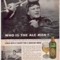 * 1963 BALLANTINE ALE EUGENE BURDICK PHOTO AD