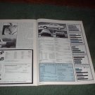 1983 MITSUBISHI TREDIA LS ROAD TEST CAR AD 5-PAGE