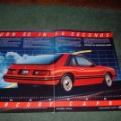 1983 MERCURY CAPRI CAR AD 2-PAGE