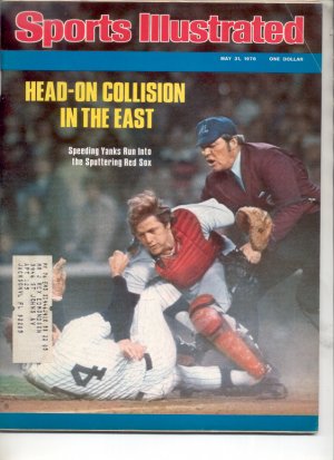 * 1976 SPORTS ILLUSTRATE&acirc;��D YANKEES BOSTON RED SOX