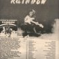 1975 RITCHIE BLACKMORE RAINBOW POSTER TYPE TOUR AD