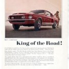 1968 FORD MUSTANG SHELBY COBRA 350/500-KR AD