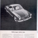1964 VW VOLKSWAGEN KARMANN GHIA CAR AD