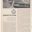 1964 RENAULT R-8 R8 1100 ROAD TEST CAR AD