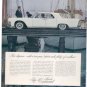 * 1961 LINCOLN CONTINENTAL PHOTO PRINT AD