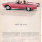 * 1962 LINCOLN CONTINENTAL PHOTO PRINT AD