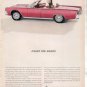 * 1962 LINCOLN CONTINENTAL PHOTO PRINT AD