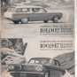 * 1961 PONTIAC TEMPEST PHOTO PRINT AD 2-PAGE