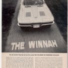 1963 1964 CHEVY CORVETTE STING RAY CAR AD