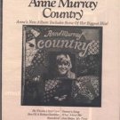 1974 ANNE MURRAY COUNTRY POSTER TYPE  AD