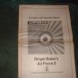 * 1971 GINGER BAKER AIR FORCE 2 POSTER TYPE PROMO AD