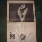 * 1970 YELLOW HAND POSTER TYPE PROMO AD