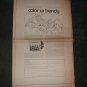 * 1970 SMALL FACES COLOR US TRENDY POSTER TYPE AD