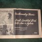* 1970 GREAT SPECKLED BIRD POSTER TYPE PROMO AD