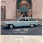 * 1962 CHRYSLER NEW YORKER WAGON PHOTO PRINT AD