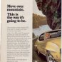1970 PONTIAC GTO MOVE OVER MOUNTAIN CAR AD 2-PAGE