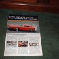 1970 DODGE SCAT PACK BROCHURE CAR AD CHARGER GT DART