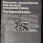 * 1981 REGGIE JACKSON PANASONIC CAR AUDIO AD 2-PAGE