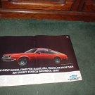 1978 CHEVY MONZA VINTAGE CAR AD 2-PAGE