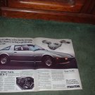 1979 MAZDA RX-7 RX7 VINTAGE CAR AD 2-PAGE