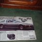 1979 MAZDA RX-7 RX7 VINTAGE CAR AD 2-PAGE