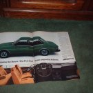 1978 1979 FIAT BRAVA VINTAGE CAR AD 2-PAGE