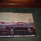 1979 BUICK RIVIERA VINTAGE CAR AD 3-PAGE