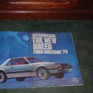 1979 FORD MUSTANG VINTAGE CAR AD 2-PAGE