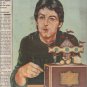 * 1980 BEATLES PAUL MCCARTNEY ARTICLE AD WRITE UP-2 PG